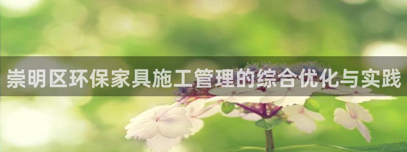 沐鸣2官网app：崇明区环保家具施工管理的综合优化与实践