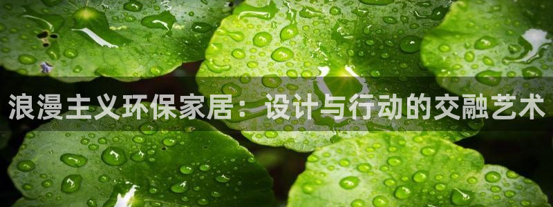 沐鸣2官网登录：浪漫主义环保家居：设计与行动的交融艺术